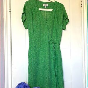 Green Wrap Dress